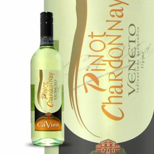 【高品質イタリア白ワイン】キャヴィーニ　ピノ　シャルドネ　IGT　白ワイン（イタリア）750ml 