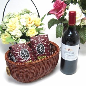 【贈り物限定】  ワインはフランス赤と言うお方へキュヴェ・ブレヴァン 赤ワイン（フランス）750ml+オススメ珈琲豆（特注ブレンド200ｇ、