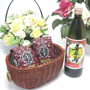 【贈り物限定】  奄美大島の人気特産品　黒糖喜界島酒造 黒糖焼酎 くろちゅう 喜界島 900ml （鹿児島県）+オススメ珈琲豆（特注ブレンド2