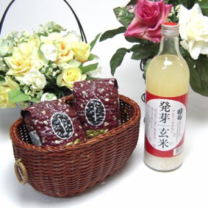 【贈り物限定】  篠崎　国菊　発芽玄米甘酒（はつがげんまいあまざけ）ノンアルコール　985g（福岡県）+オススメ珈琲豆（特注ブレンド200