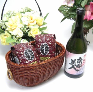 【贈り物限定】  東北の銘蔵南部美人　特別純米酒　720ｍｌ（岩手県）+オススメ珈琲豆（特注ブレンド200ｇ、ハッピーブレンド200ｇ）