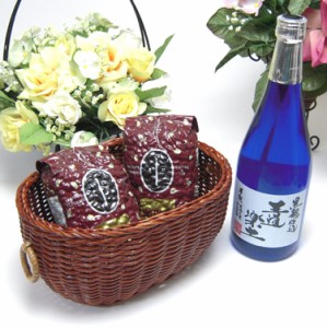 【贈り物限定】  真の芋焼酎と言えば恒松酒造　 無濾過芋焼酎 黒麹仕込み　王道楽土　720ｍｌ +オススメ珈琲豆（特注ブレンド200ｇ、ハッ