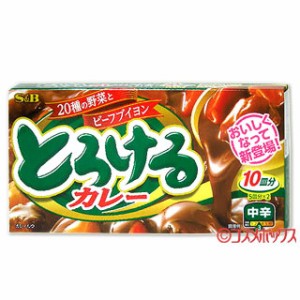 【●お取り寄せ】エスビー　とろけるカレー　中辛　180g　10皿分（5皿分×2）　S&B