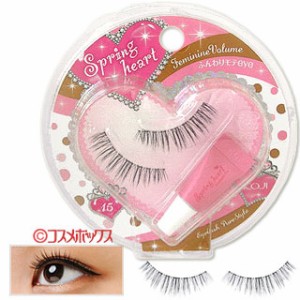 コージー スプリングハート アイラッシュ 全体用 15フェミニンボリューム ふんわりモテeye KOJI Spring heart EYELASH