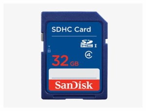 ■SanDisk SDHC 32GB クラス4 SDSDB-032G-B35【ネコポス可能】