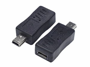 HOSTアダプタ miniUSB-microUSB USBMCB-M5A【ネコポス可能】