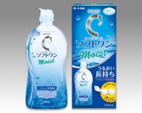 ロートCキューブ ソフトワン モイストa(500mL)　ロート製薬　レンズケース付き ソフトレンズ用 使い捨てレンズ用 タンパク除去 保存液