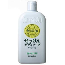 無添加ボディソープ 白いせっけん(400mL) ミヨシ石鹸　無添加石けん 無添加ボディソープ 白い石けん 純せっけん 純石けん マイルド