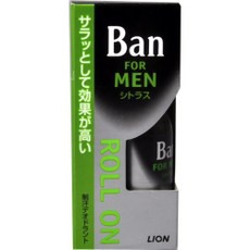 バン 男性用 ロールオン(30mL) ライオン　Ban for MEN ロールオンタイプ 男性用 制汗デオドラント 制汗料 シトラス 微香【t-6】 