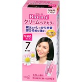 ブローネ クリームヘアカラー 7濃い栗色(1液40g・2液40g) 花王　クリームタイプ 早染めヘアカラー 白髪染め 生え際の白髪