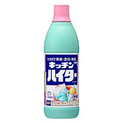 キッチンハイター 小(600mL) 　花王　台所の漂白剤 キッチンの漂白剤 食器の漂白剤 茶渋 茶シブ 台所洗剤 ふきんの漂白 まな板の漂白