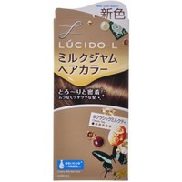 【ルシード・エル】ミルクジャムヘアカラー クラシックミルクティ 1セット　ムラなく染まる 髪の美容液付き カラーリング マンダム