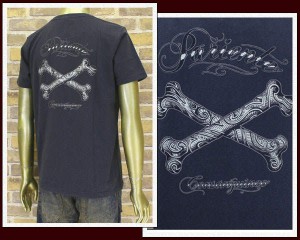 アイディー Tシャツ メンズ EYEDY 【EYE-SSV006 X-BONE】