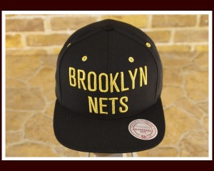 ブルックリンネッツ SNAPBACK スナップバック CAP キャップ メンズ BROOKLYN NETS 【BROOKLYN GOLD】