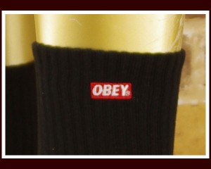 オベイ ボックス ロゴ ソックス メンズ OBEY 【100260008BOX】