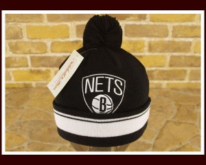 ブルックリンネッツ ボンボン ニットキャップ メンズ BROOKLYN NETS 【KJ61Z MTC】