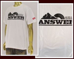 ｱﾙﾌｱﾌﾟﾗｽ 絶大な人気を誇るイベントANSWERとのコラボ Tシャツ メンズ ALPHA PLUS 【ANSWER1505ｺﾗﾎﾞ】