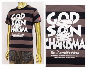ｱﾙﾌｱﾌﾟﾗｽ CHARISMA ZOMBIE Reggae レゲエ カリスマゾンビ とのコラボ ボーダー Tシャツ メンズ ALPHA PLUS 【CHARISMA ZOM CH】