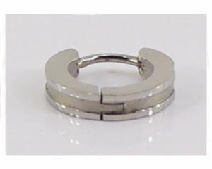 STAINLESS STEEL EARRINGS フ-プ ピアス メンズ 【GESS58JA12x4x2ﾌ】