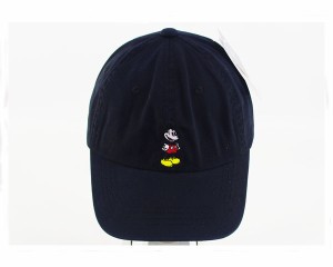 ディズニー LOW CAP ミッキーマウス 6パネル アジャスター キャップ メンズ DISNEY 【167132103-01ﾐｯｷ】