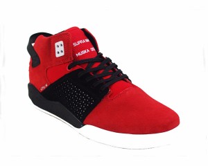 スープラ SKYTOP III RED-WHITE スカイトップ3 スニーカー スケート シューズ  メンズ SUPRA 【08000-602 SKYTOP】