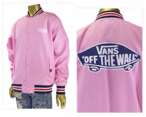 バンズ Line Rib Stadium Jacket シンプルながらレトロな雰囲気のラインリブ スタジアムジャケッ メンズ VANS 【VA17FW-MJ11 SIT】