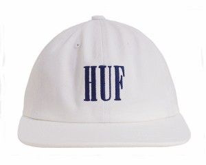 ハフ MARKA 6 PANEL フロントパネルに「HUF」の刺繍 後頭部にピスネーム ストラップバック キャップ メンズ HUF 【HT00149 6ﾊﾟﾈﾙ】