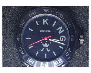 キングサイズ HiGE LOGO WATCH ディウォッチとして使いたいスポーティーでカジュアルなフェイス 腕時計 ウオッチ メンズ KINGSIZE 【KSAW