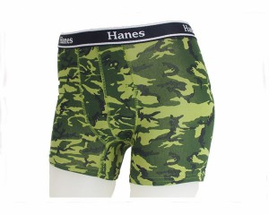 ヘインズ アンダーウェア 迷彩 ウッドランド カモ ボクサーブリーフ メンズ HANES 【HM6EM213 670ｶﾓ】