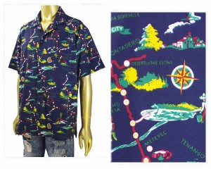 カイルアベイ ALL OVER SHIRTS 総柄 アロハ オープンシャツ メンズ KAILUA BAY 【8564000 60ハワイ】