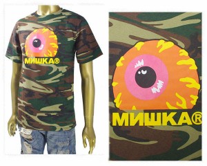 ミシカ KEEP WATCH TEE (カモ 迷彩 CAMO) 定番ウォッチデザイン Tシャツ メンズ MISHKA 【SP181301CM ｶﾓ】