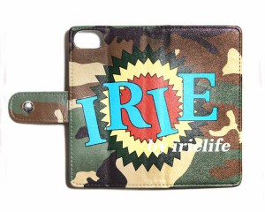 アイリーライフ by irielife IRIE TRIBE柄 BOOK型 手帳型 アイホン アンドロイド スマホケース メンズ IRIE LIFE 【IRAW18-007】