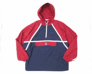 フィラ カラー Chili Pepper ストリート スポーツMIX プルナイロンパーカー アノラック メンズ FILA 【FM9416 11ANORAK】