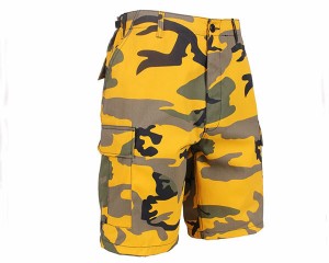 ロスコ CAMO BDU SHORT STINGER YELLOW CAMO スティンガー イエロー カモ 迷彩 カーゴパンツ ショーツ メンズ ROTHCO 【65007 YEｶﾓ BDU