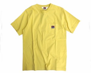 ベンデイビス ポケットにスマイリングゴリラのピスネーム ベーシックなデザイン通年着用お勧め Tシャツ メンズ BEN DAVIS 【958000 44ホ