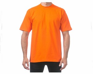 プロクラブ ORANGE TAN ビックサイズ対応 無地 LAストリート MADE IN USA ヘビーウェイト Tシャツ メンズ PRO CLUB 【HEAVY W 101 ORA】