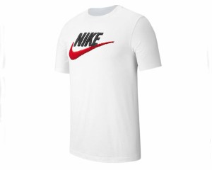 ナイキ M NSW TEE BRAND MARK 毛羽たったシャギーが魅力の立体ロゴ Tシャツ メンズ NIKE 【AR4993 100スウォッシ】