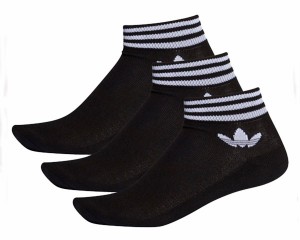 アディダス オリジナルズ TREFOIL ANKLE SOCKS HC フィッティングが魅力 アンクル丈 3P 24〜26CM アンクルソックス メンズ ADIDAS 【EE11