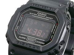 カシオ Gショック 腕時計 マットブラック レッドアイ DW5600MS-1