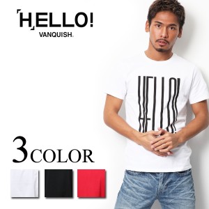 HELLO!VANQUISH(ハローヴァンキッシュ) HELLO！GrowLogo クルーネックTシャツ