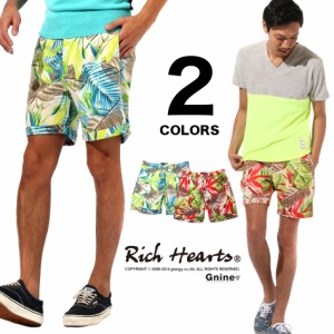 RICH HEARTS リッチハーツ  RH 花柄ショーツ  夏　定番　海