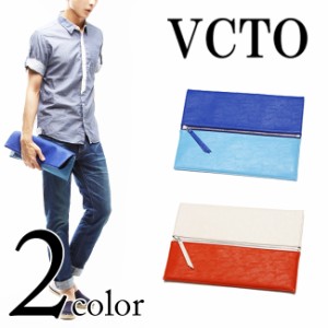 vcto/ヴィクト BICOLOR クラッチバッグ