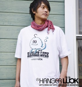 【大きいサイズ】【メンズ】 HANGER LUCK Tシャツ半袖 ホワイト 1158-1110-1 [3L・4L・5L・6L]