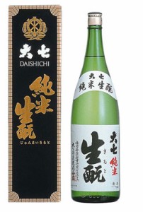 お酒 日本酒 福島 純米酒 大七酒造 純米 生もと 1800ml　ギフト プレゼント(4965417140007)