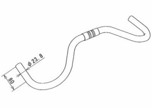 日東 RM-016 MOUSTACHE BAR MTBハンドル 【自転車】【マウンテンバイクパーツ】【日東】