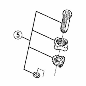 [5]ケーブルアジャストボルトユニット 【自転車】【ロードレーサー用】【ULTEGRA】【BR6800用スモールパーツ】