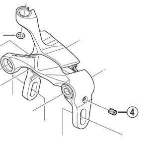 [4]止めネジ 【自転車】【ロードレーサー用】【DURA-ACE】【BR9010-F用スモールパーツ】