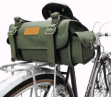 オーストリッチ S-2 グリーン サドルバッグ 【自転車】【バッグ】【サドルバッグ】