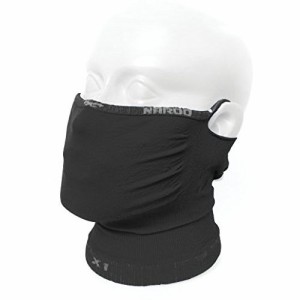 ナルー X1 ブラック スポーツ用フェイスマスク 日焼け予防 UVカット