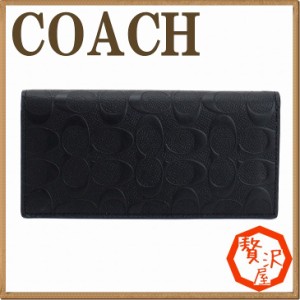 コーチ COACH 財布 メンズ 長財布 本革レザー 長財布 75365BLK ブランド 人気